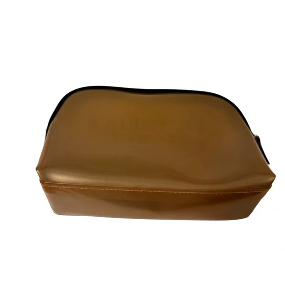 Victoria Secret gold and brown beautiful makeup bag - Picture 1 of 9
